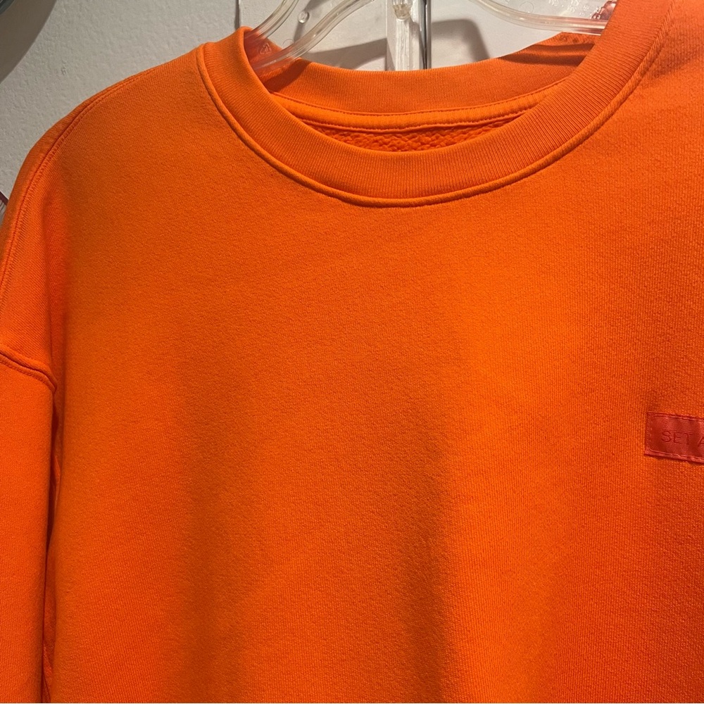 Set Active Classic Sweatshirt - Heat Orange - Picture 9 of 10